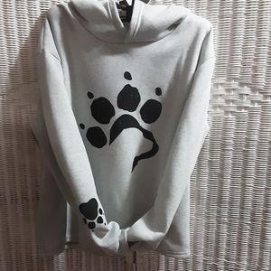 DOG PAW HOODIE SWEATSHIRT L/Xl